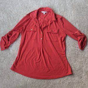 Ellen Tracy Button down blouse